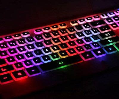 Rainbow Light Up Keyboard