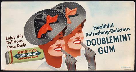 Doublemint Twins Vintage Advertising Poster — MUSEUM OUTLETS