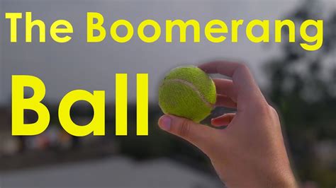 The Boomerang Ball - YouTube