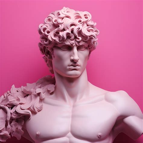 Premium AI Image | Photo David Michelangelo low poly art David Michelangelo sculpture generative ai