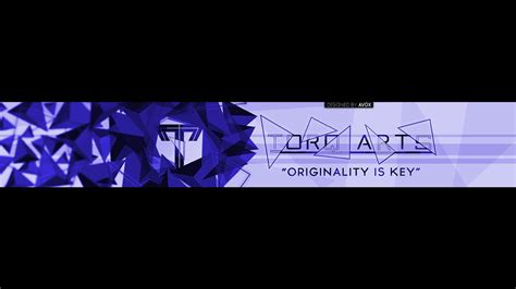 Abstract 2D YouTube Banner on Behance