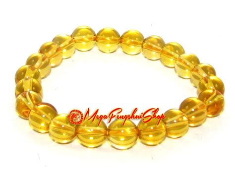 Brazilian Citrine Crystal Bracelet