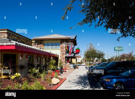 Typical Restaurants in Lake Buena Vista, Orlando, Central Florida, USA Stock Photo - Alamy