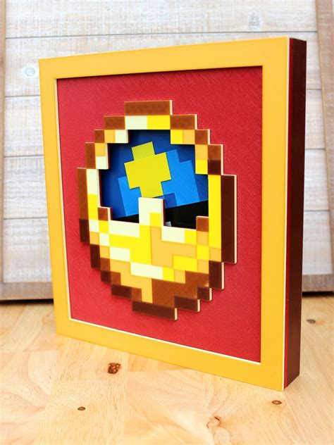 Working Minecraft Wall Clock in Item Frame Tell Real-world - Etsy