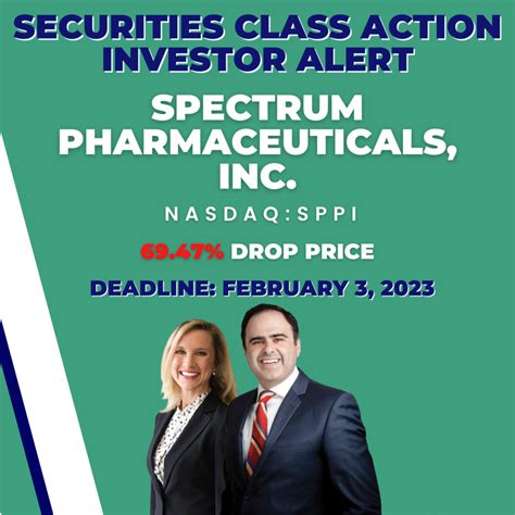 69.47% Loss Spectrum Pharmaceuticals Lawsuit SPPI