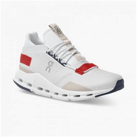 On Cloudnova White/Red Men