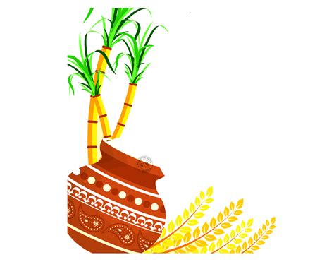 Latest Png Pongal Pot Design Elements for Makara Sankranti ...