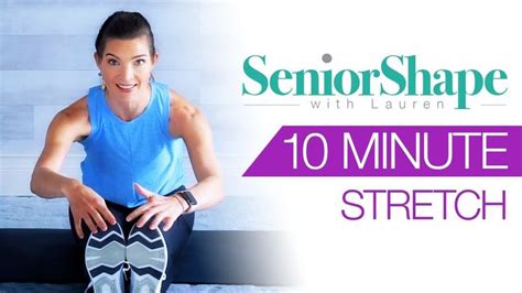 Senior & Beginner Workout 10 minute Full Body STRETCHING on Mat | Beginner workout, Healthy ...