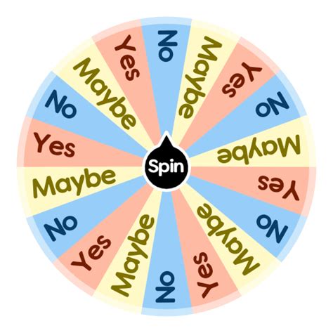 Yes, no, maybe.... | Spin the Wheel - Random Picker