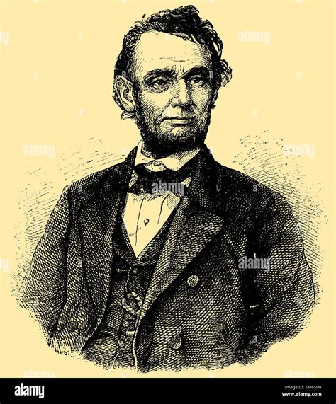 Abraham Lincoln (1809–1865), 16th president of the United States Stock ...