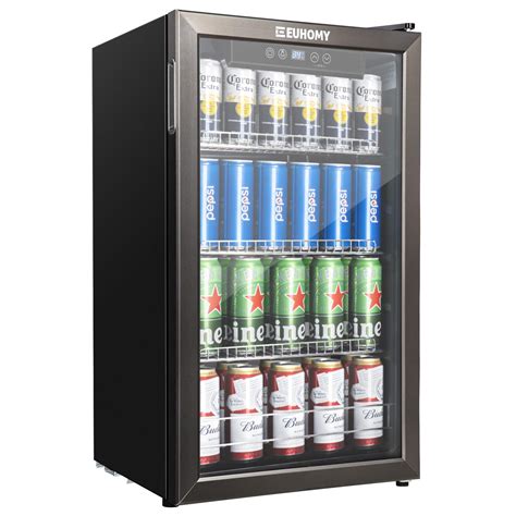 Buy EUHOMY Beverage Refrigerator and Cooler, 126 Can Mini fridge with ...