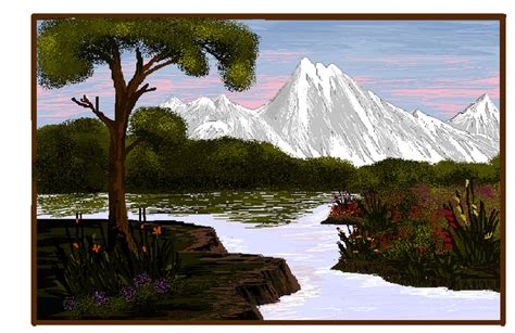 MS Paint Landscape by londonhouse on DeviantArt