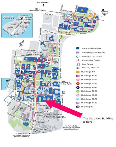 Manchester Community College Campus Map - Map