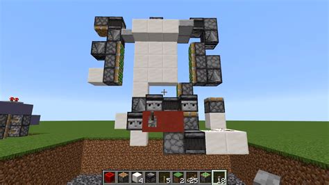 My improved 3x3 piston door. : r/redstone