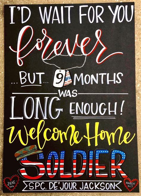 Military Homecoming Sign / welcome home / chalkboard / deployed / deployment / Charleston Chalk ...