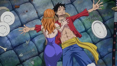 Luffy and Nami Wake Up by weissdrum on DeviantArt