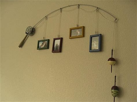 DIY-Ideas-Fishing-pole-picture-holder - Dump A Day