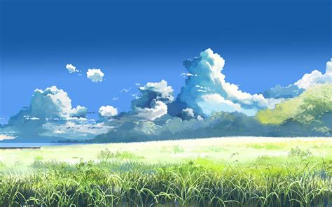 Anime Grassland Wallpapers - Wallpaper Cave