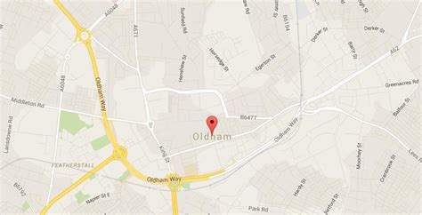 Map of Oldham