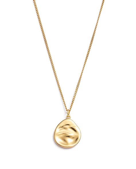 TIDAL TEARDROP NECKLACE (18K GOLD VERMEIL) | Teardrop necklace, Gold vermeil, Necklace