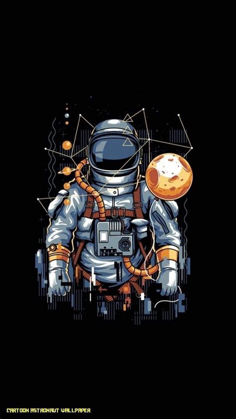 Cartoon Astronaut, Cartoon AMOLED HD phone wallpaper | Pxfuel