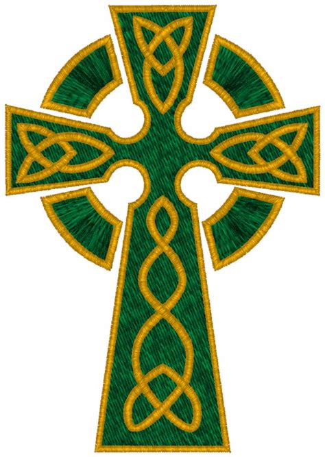 Celtic Knotted Cross #3 Embroidery Design