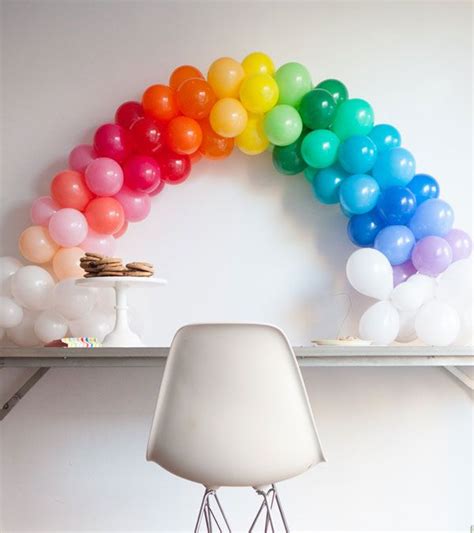 15 Rainbow Party Ideas to Make Your Party Shine | Rainbow balloons ...