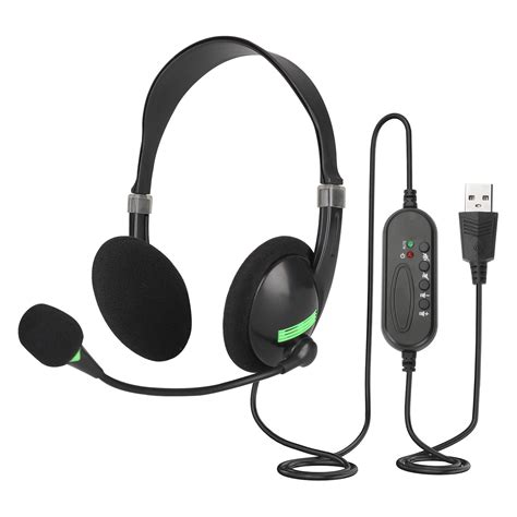 USB Headset with Microphone Noise Cancelling, Lingsida Computer ...