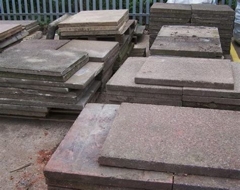 Reclaimed concrete slabs 600 X 600 | Gardiners Reclaimed Building Materials