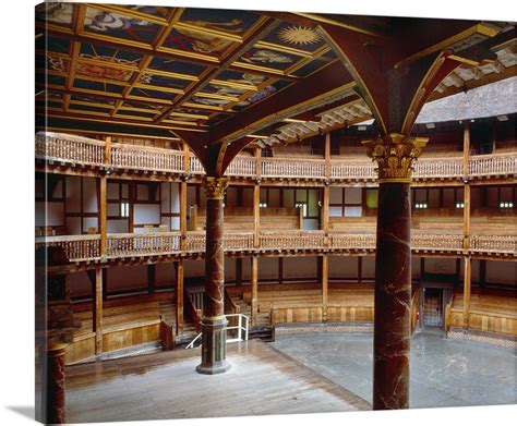 England, London, Shakespeare's Globe Theatre, Interior Wall Art, Canvas Prints, Framed Prints ...