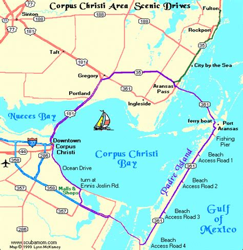 Map Of Corpus Christi Beaches - Maping Resources