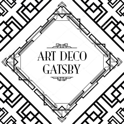 Art deco gatsby style background — Stock Vector © jameschipper #55045141