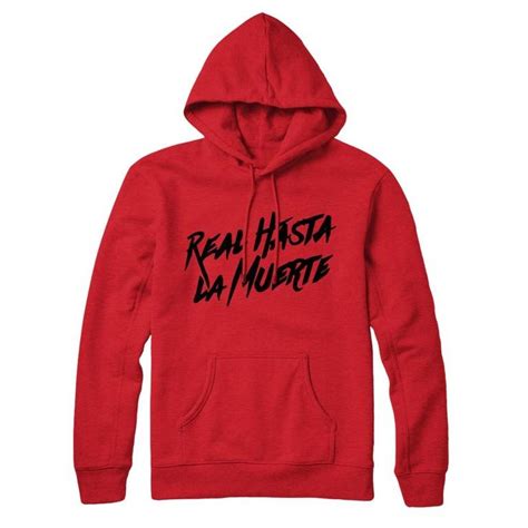 Sudadera Red Real Hasta La Muerte | Hoodies, Mom hoodies, Sweatshirts