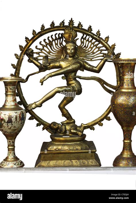 Shiva Nataraja Nataraj statue bronze Stock Photo - Alamy