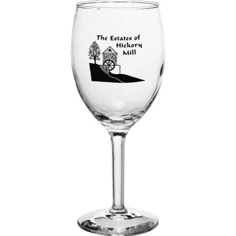 Citation 8 oz. Wine Glass Imprinted | 4AllPromos