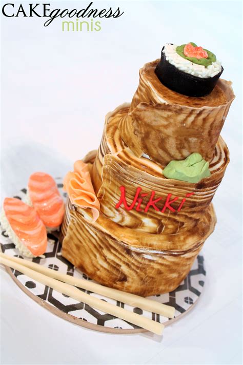 Sushi Cake | Amazing cakes, Custom cakes, Sushi cake