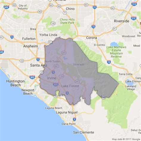 California 45th Congressional District Map