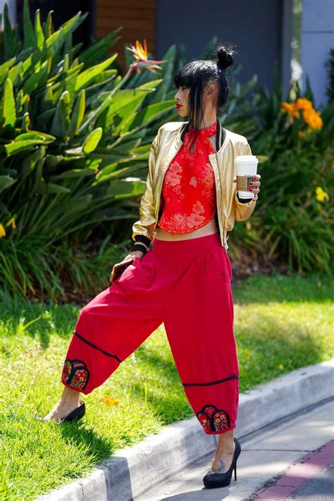 Bai Ling in a Red Floral Top Was Seen Out in West Hollywood 07/10/2020 ...