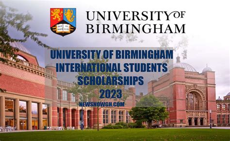 Apply for the University of Birmingham International Students Scholarships