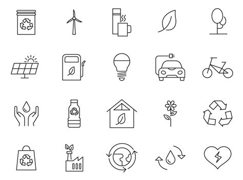 20 Sustainability Vector Icons