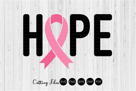 Hope | Cancer Awareness Graphic by HD Art Workshop · Creative Fabrica