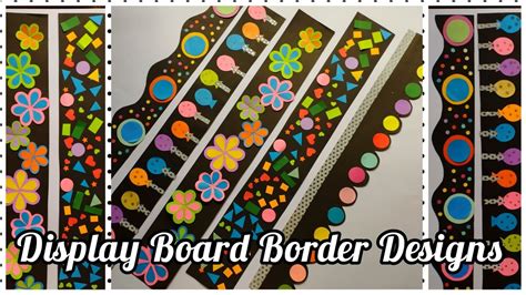 Display Board Border Design | Bulletin Board Borders | Border Ideas For ...