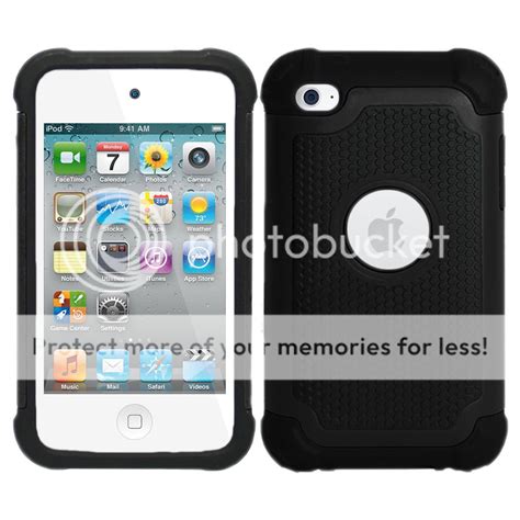 Shockproof Hard Heavy Duty Tough Gel Cover Case for Apple iPod Touch 4 ...