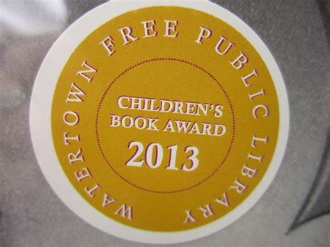 Children's Room at the WFPL: Announcing the 2013 Children's Book Award ...