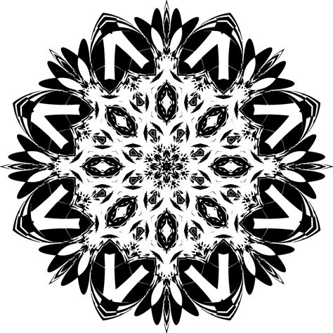 SVG > positive mandala negative - Free SVG Image & Icon. | SVG Silh