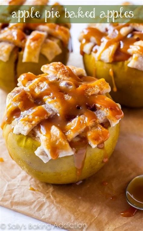 Apple Pie Baked Apples - Sallys Baking Addiction