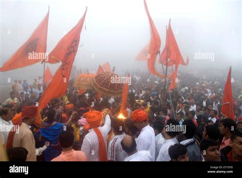 Shivaji Maharaj coronation ceremony ; Raigad Fort ; Mahad ; Maharashtra ; India ; Asia ; Asian ...