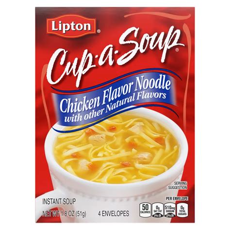 Lipton Cup-a-Soup Instant Soup Mix Chicken Noodle with Meat - Shop ...