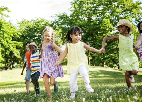 Children Playing In Park