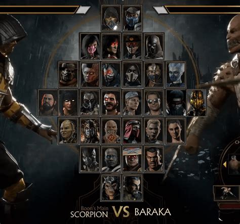 My MK11 roster! Edited from other user creation. 32 characters! : r ...